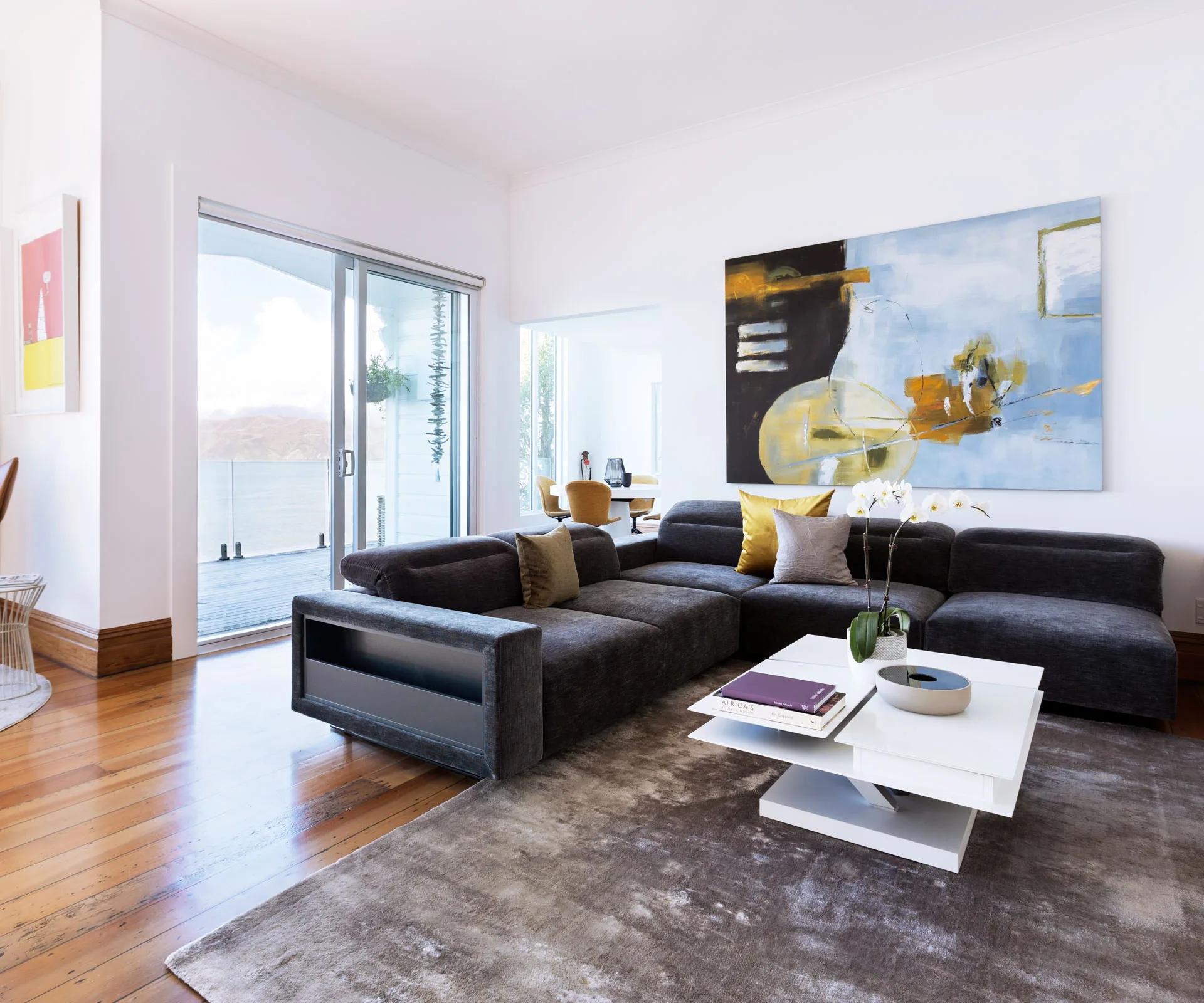 Bold Scandinavian furniture brings modern style to this heritage home