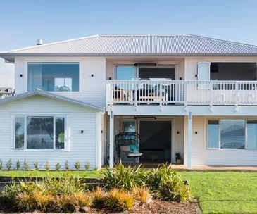 This new-build in Snells Beach has laid back seaside style