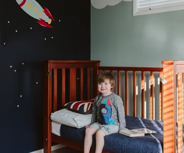 The fifth Resene Colour Home Awards finalist is a space-inspired nursery