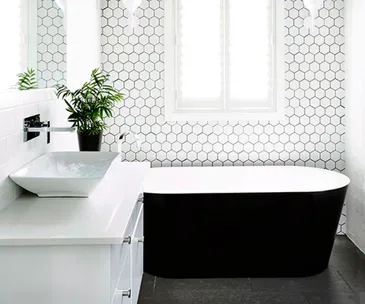 10 black and white bathrooms that prove monochrome style is timeless