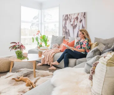 This couple have created a light and bright home in the Eastern Bays