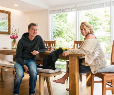 This determined couple can finally call their quake-damaged cottage home
