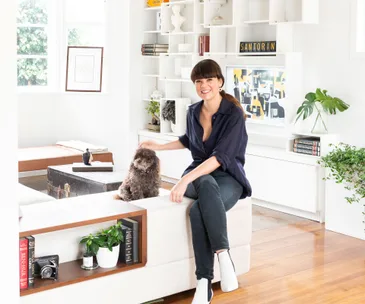 See inside TV presenter Amber Peebles’ fashionable home