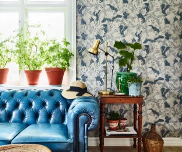 Blue in every room? This house shows us how it’s done