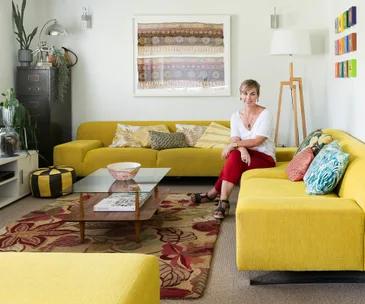 This colourful bungalow isn’t afraid to mix things up