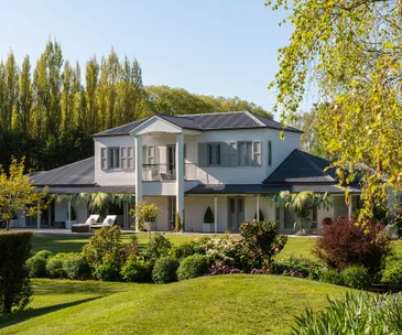 This stately North Canterbury home is a picture of style and sophistication
