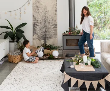 This Muriwai Beach home is all about laid-back Christmas style