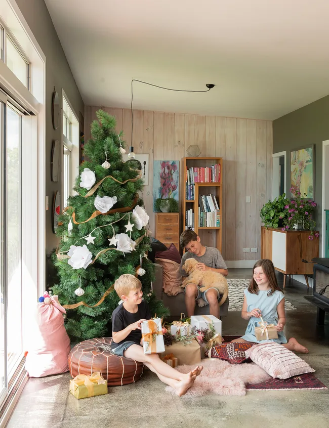 Lockwood home Christmas, Primm Gardens flower farm