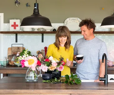 Here’s how a flower farm florist celebrates Christmas at home