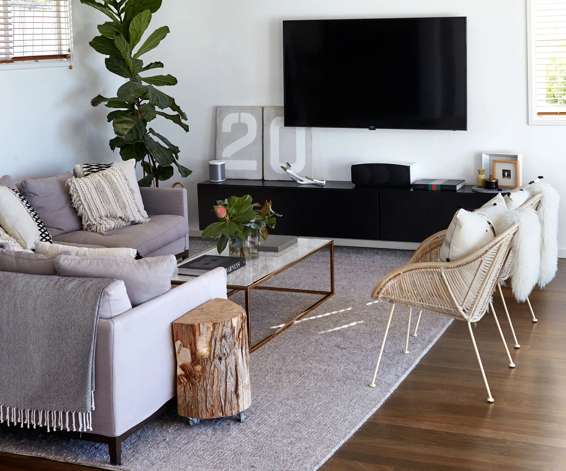 This freshly renovated family home has the coolest boho-chic style