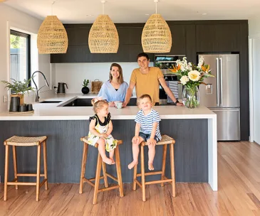 See how The Block’s Alice and Caleb transform a dilapidated 1960s house