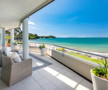 This beachfront home for sale in Milford is seaside living at its finest