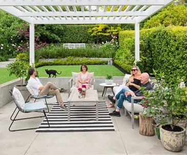 This Grey Lynn home nailed their landscaping with a sunken outdoor ‘room’