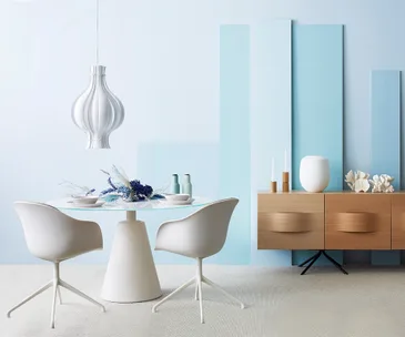 How to decorate with blue paint for a coastal inspired makeover