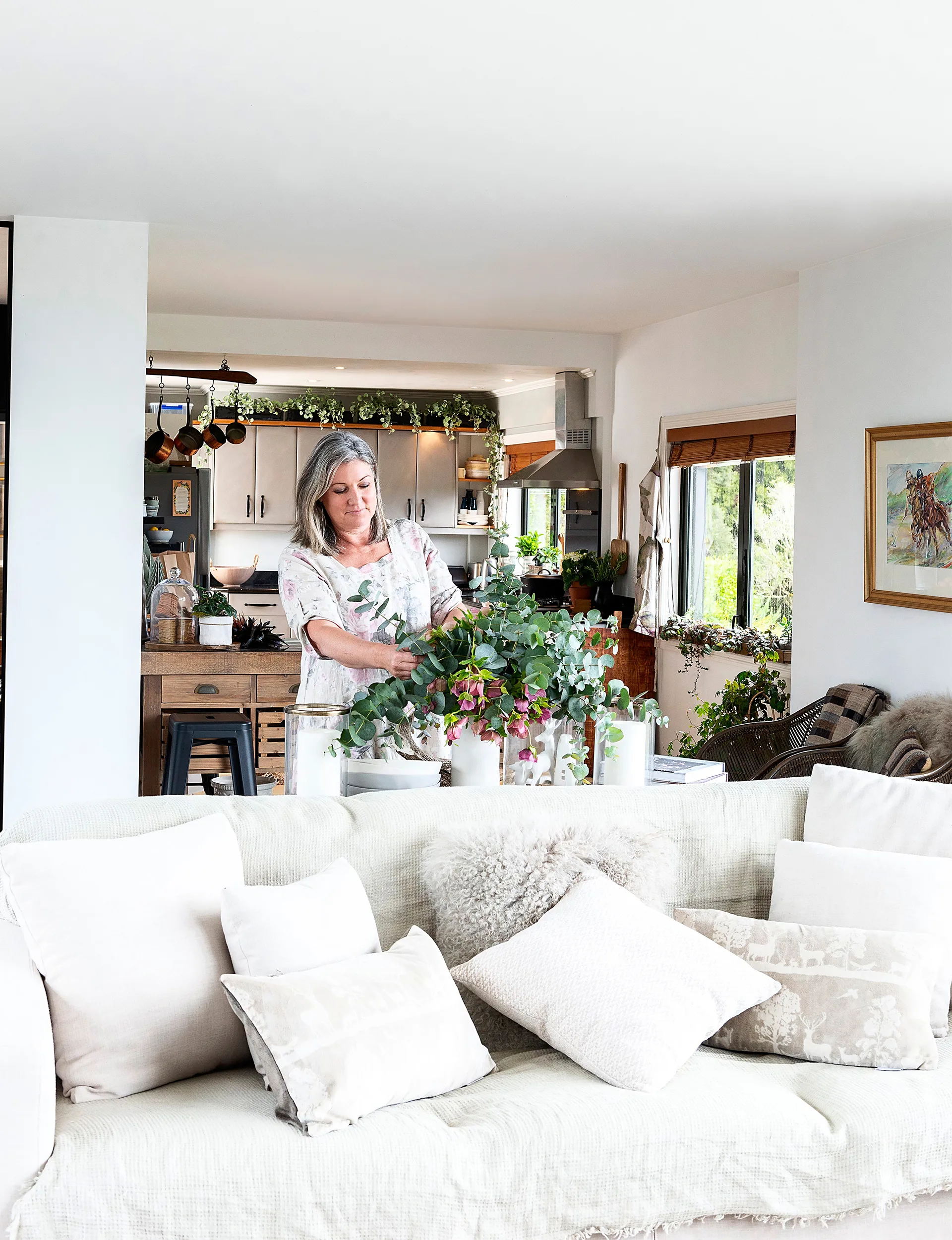 Whitford home, country style interior 