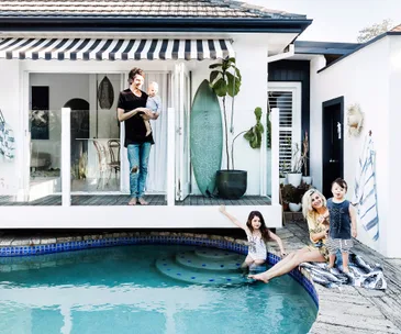 This sunny family home has a relaxed, uncomplicated style