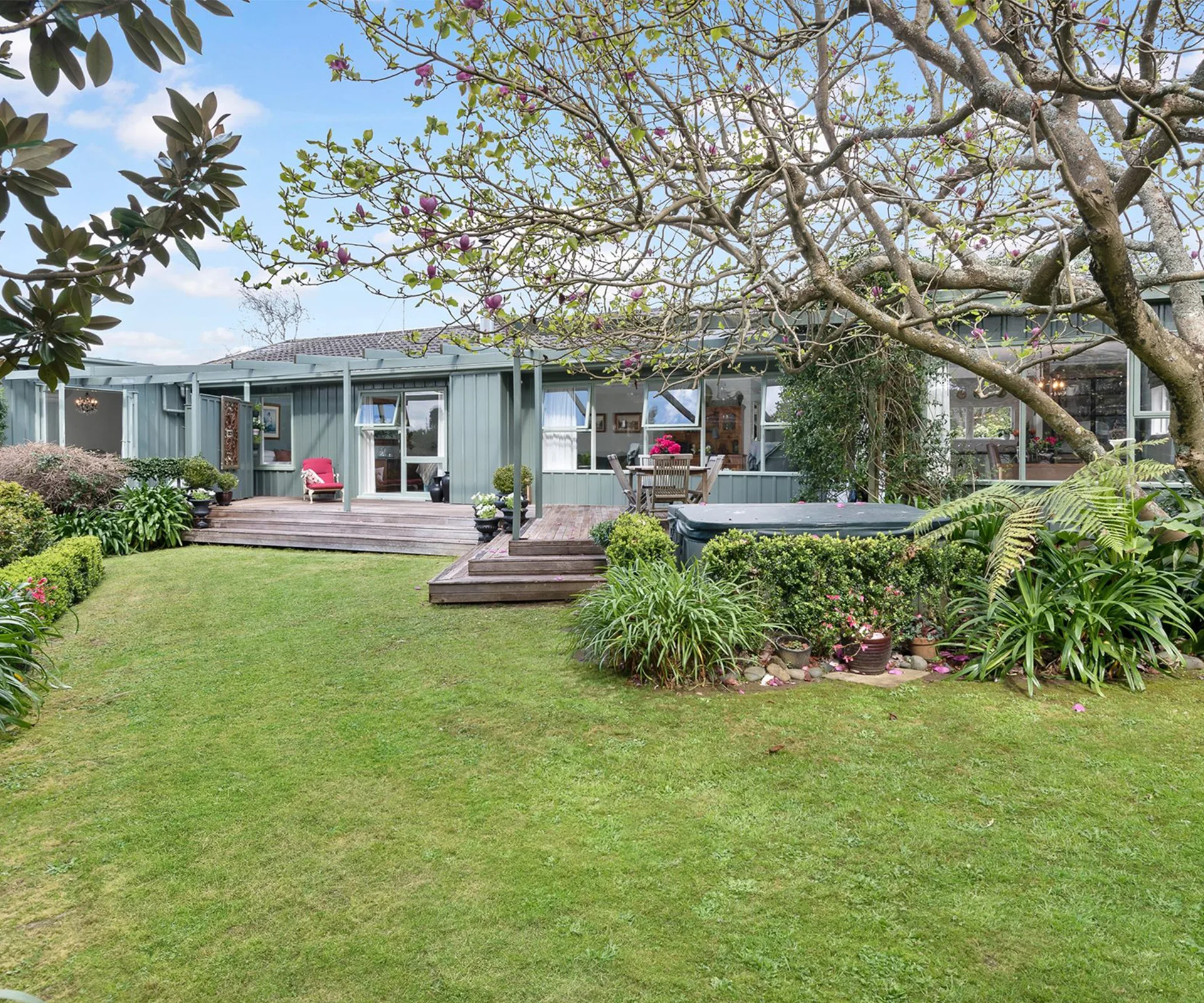 This Remuera home for sale boasts a large secluded section