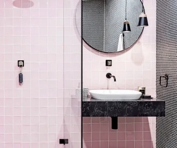 How to remodel your bathroom with bold Modern Memphis style