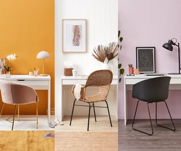 How to style a simple white desk three different ways