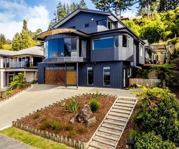 Enjoy incredible Lake Taupo views from this modern home for sale