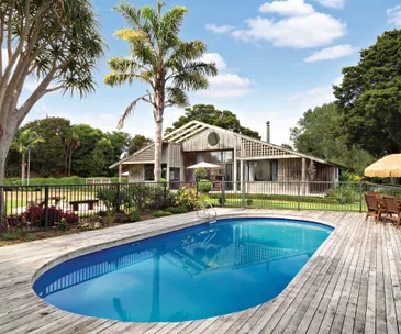 Now’s your chance to own a lush lifestyle block with pool and tennis court