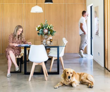 Inside a modern Scandinavian home designed and built by its owners