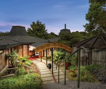 Enjoy the country lifestyle at this beautiful Indonesian-inspired home