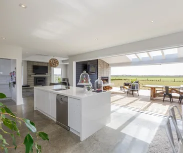Enjoy uninterrupted views of Mt Ruapehu in this stylish Manawatu home