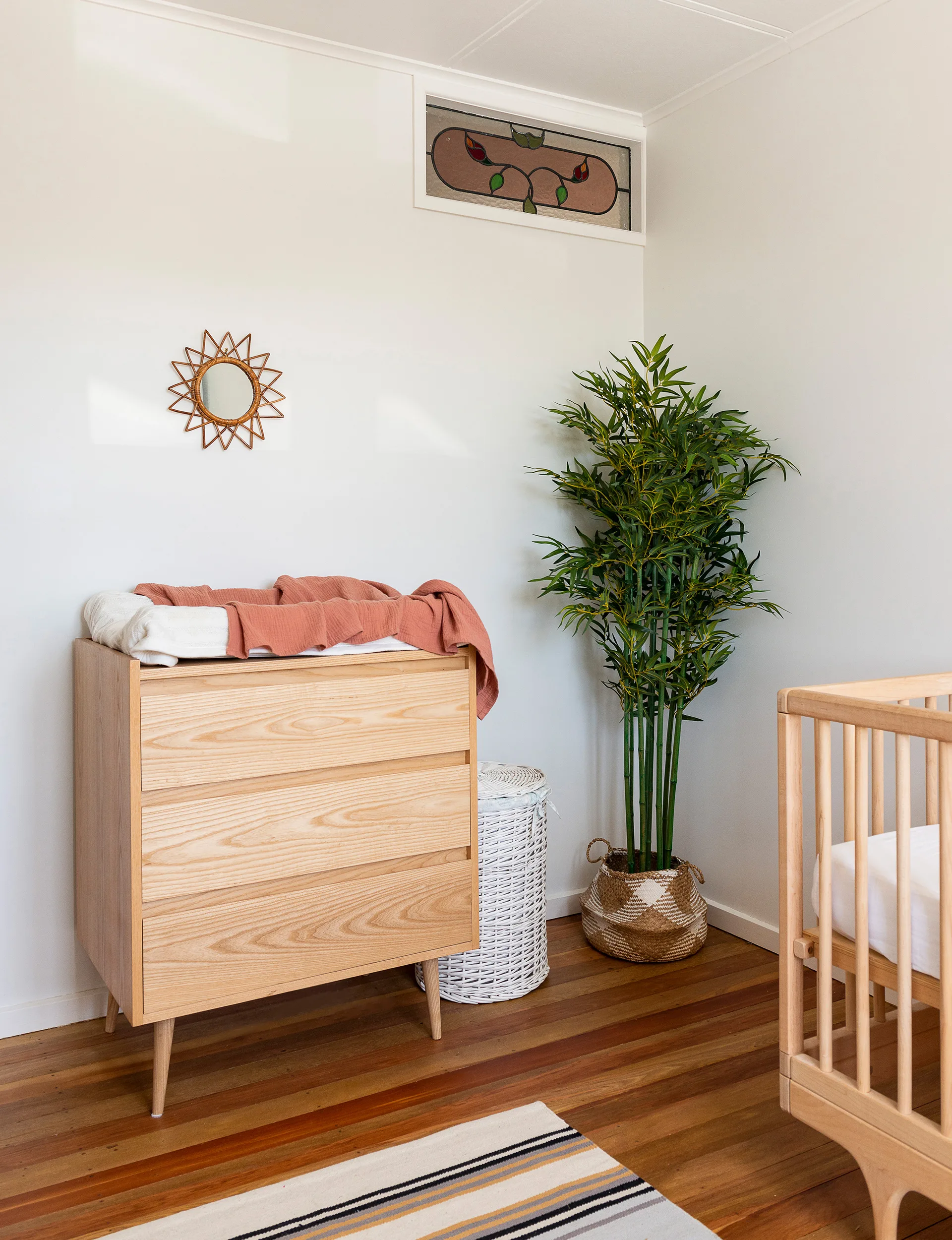 This cute-as-a-button nursery makeover is filled with interior inspiration
