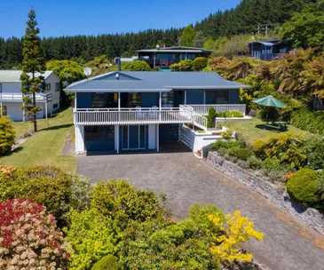 This Taupo house for sale is all about stunning views and easy living