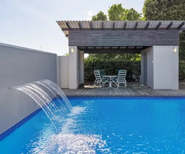This Beachlands home for sale is well equipped for family living
