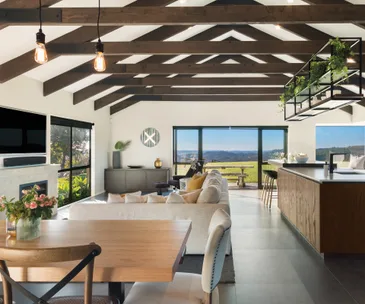 Enjoy spectacular wrap-around views at this hilltop haven in Drury