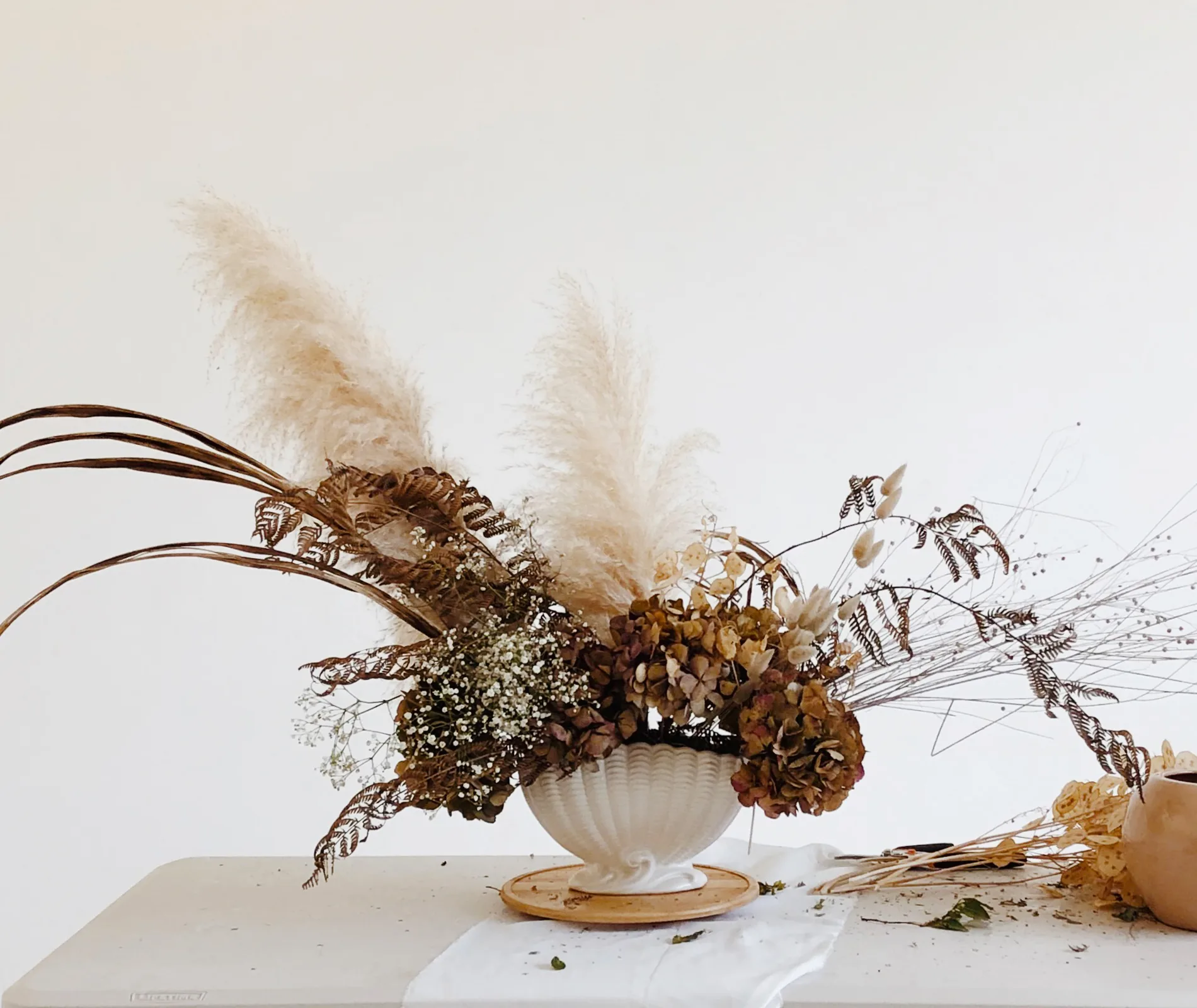 How to make a stunning, yet simple, dried floral arrangement