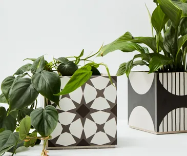 How to make a DIY planter box using left over tiles
