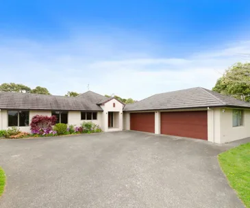 This large Pukekohe home offers quality family living