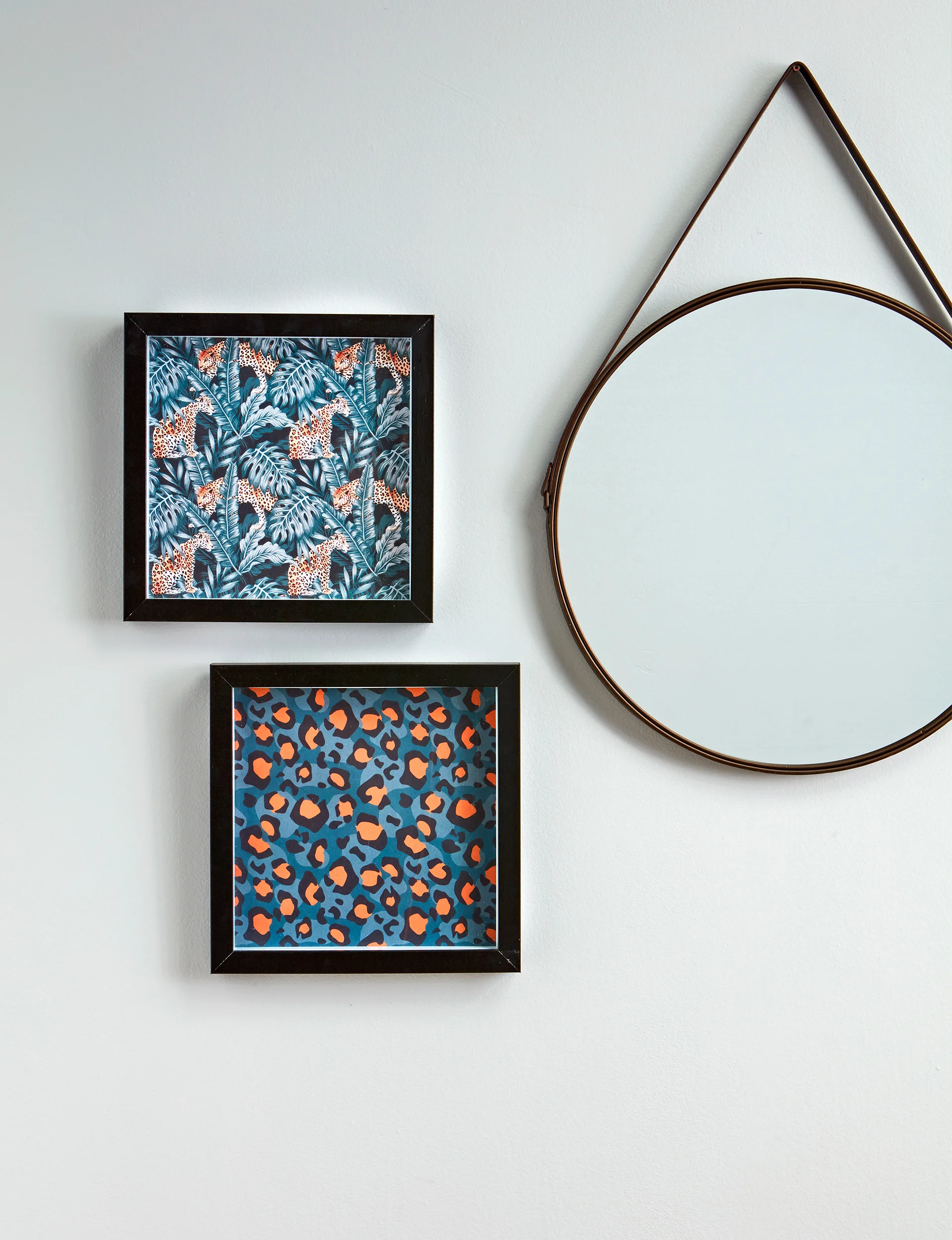 DIY leopard print art