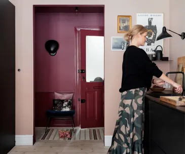 How this creative family used colour to make their apartment feel like home