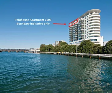 This modern Tauranga penthouse apartment has the best sea views
