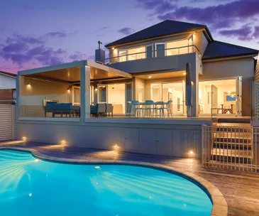 This luxurious home in Stanmore Bay offers uninterrupted sea views