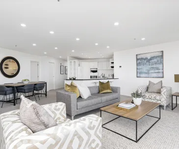 Enjoy some of the best views of Takapuna beach from this stylish sub-penthouse