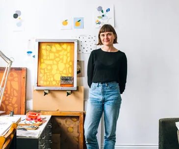 Inside Kiwi artist Amy van Luijk’s cute Wellington studio