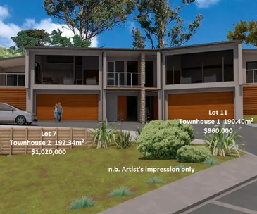 Choose from one of these two townhouses to be your new dream home