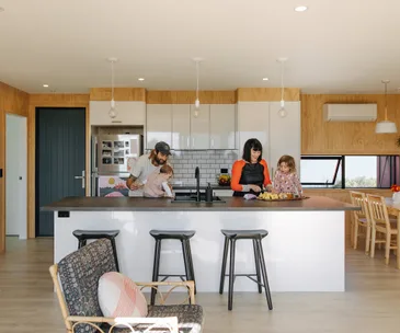 Owners of this box-shaped Otago home share their tips on living small