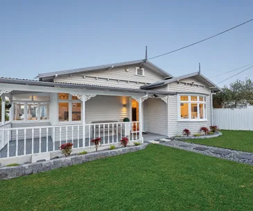 This Devonport villa combines character features with modern design