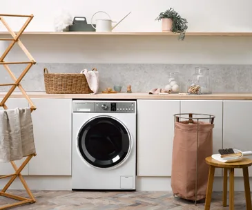 Here’s all you need to set up a stylish and functional laundry room