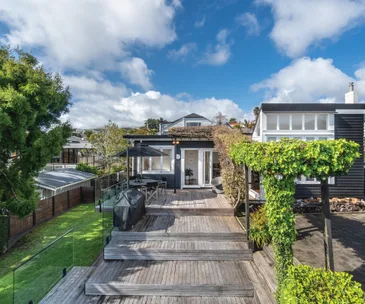 This Hauraki home combines family-friendly style with modern finishes