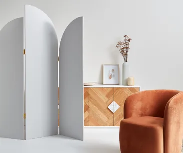 These simple steps will make creating your own room divider easy