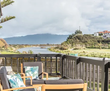 This character-filled Otaihanga home enjoys a prime spot by the river