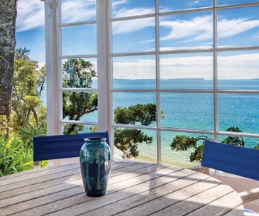 Enjoy spectacular waterfront views from this Takapuna Beach home