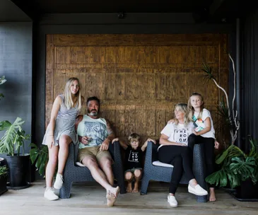 How this resourceful couple transformed an old barn into a family home